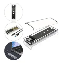 GENERICO - Caja Adaptadora SSD M2 USB 31 10Gbps Transparente
