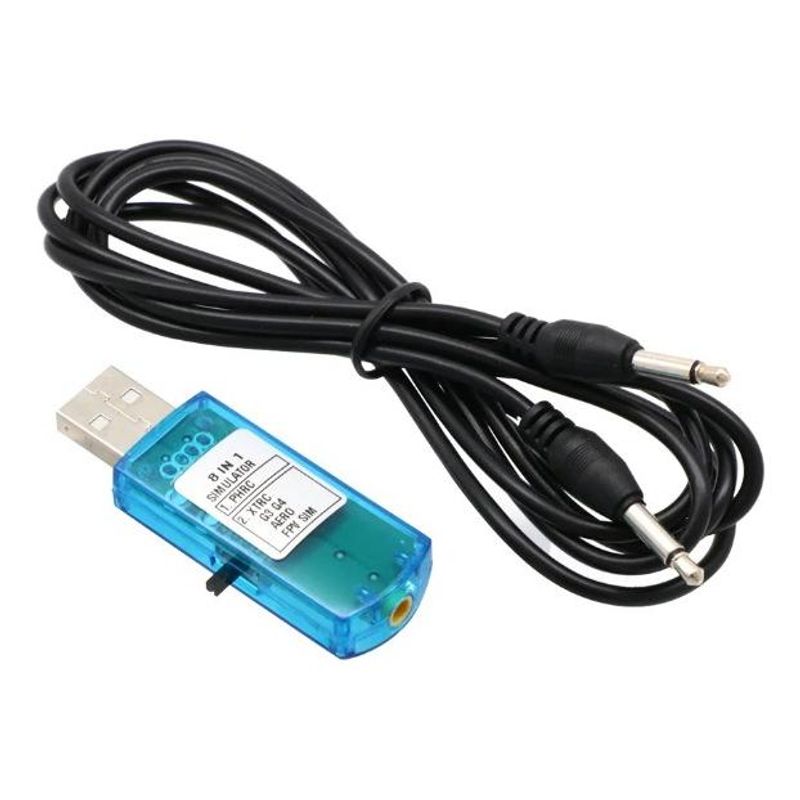 GENERICO - Simulador de Vuelo USB 8 en 1 para Mejorar Habilidades