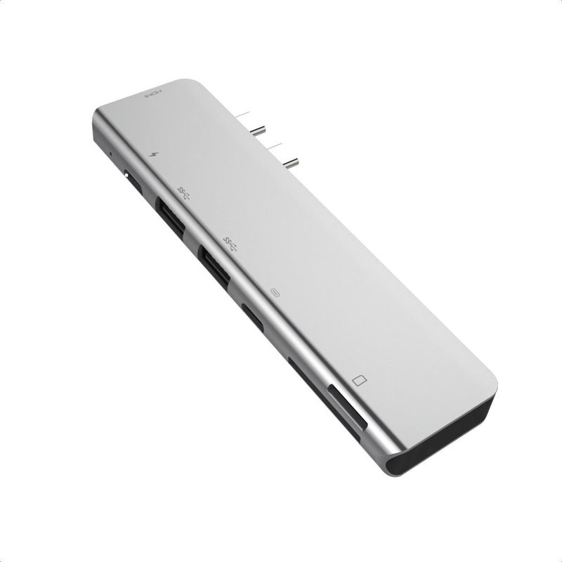 GENERICO - Adaptador Multifunción 7 en 1 para Dispositivos USB-C