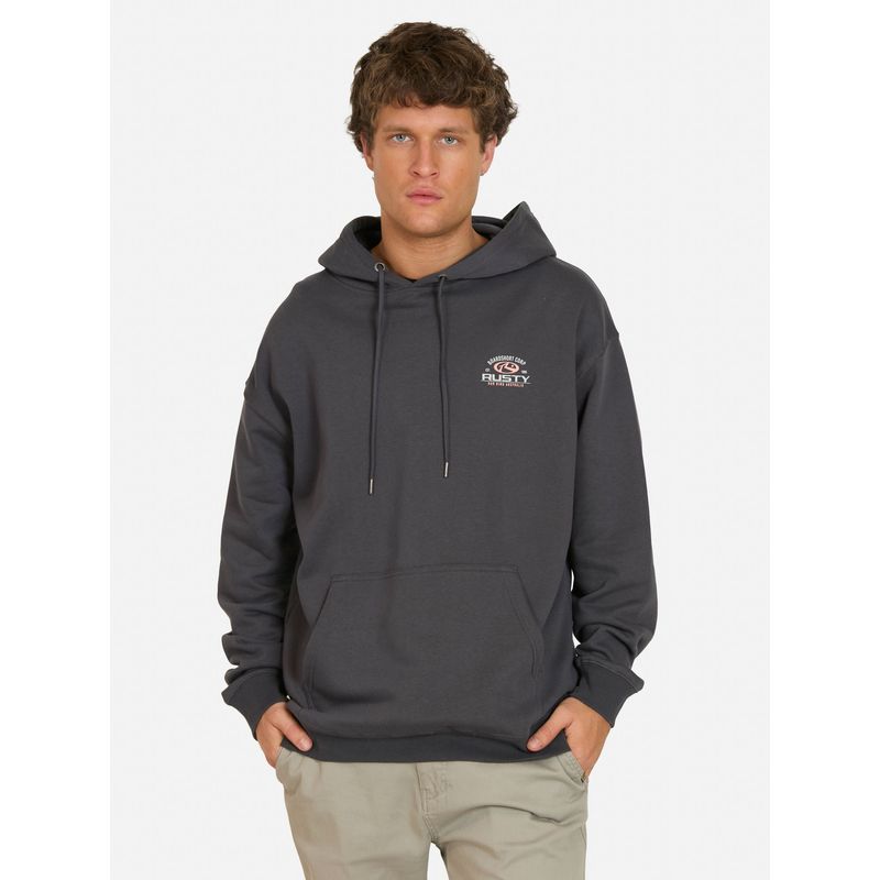 RUSTY - Poleron Canguro Beach Gris Hombre Rusty - Gris