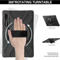 GENERICO - Funda Rugged con Soporte 360° para Samsung Tab S8 Ultra