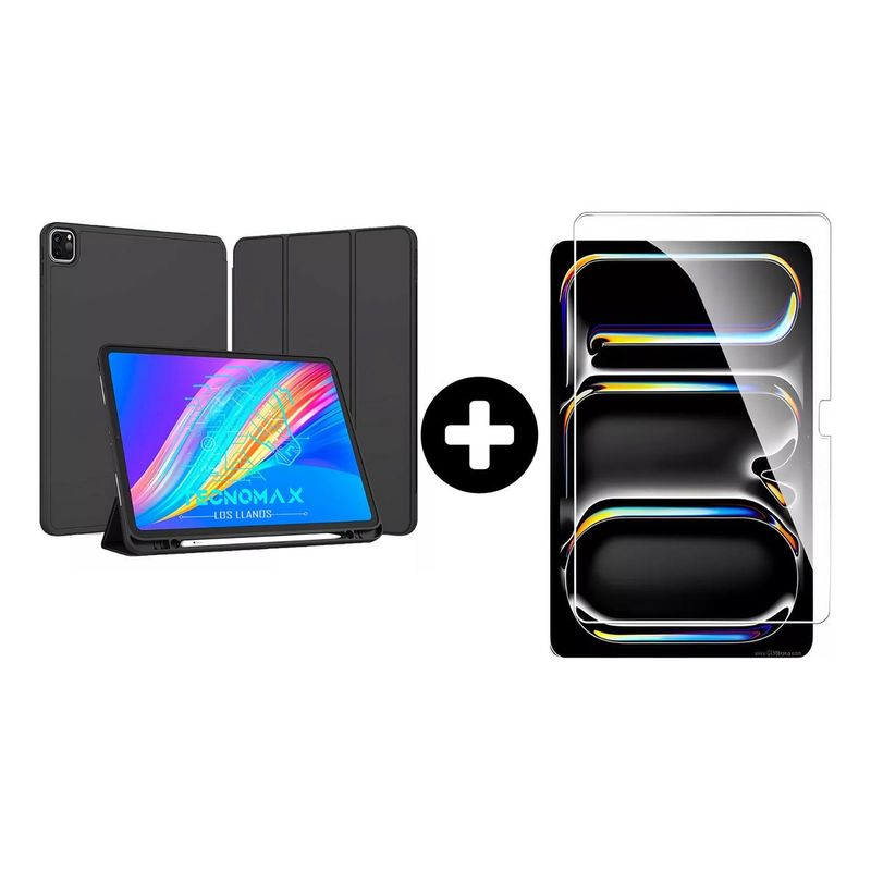 GENERICO - Funda Smart Cover para iPad Pro 13 y Lamina Templada