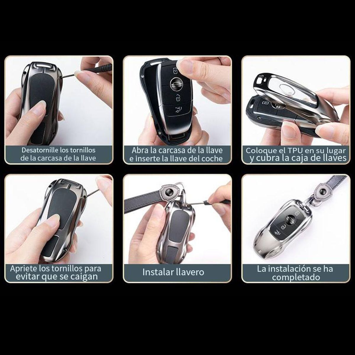 GENERICO - Funda de Llave Elegante para BMW con Protección Total