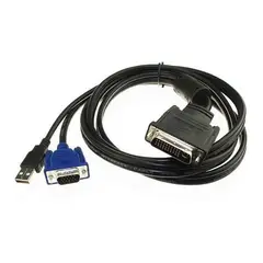 GENERICO - Cable Multiconector VGA USB DVI 18m para Proyector