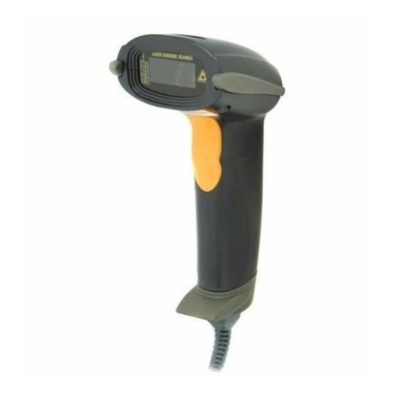 GENERICO - Lector de Códigos de Barras Láser USB Ergonómico y Rápido