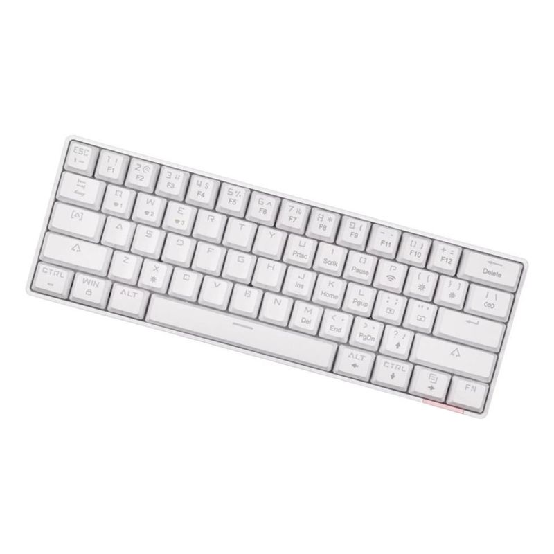 GENERICO - Teclado Mecánico Bluetooth 60% con RGB y Switch Blue