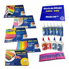 GENERICO - Pack Completo de Materiales para Tareas Creativas y Artesanales