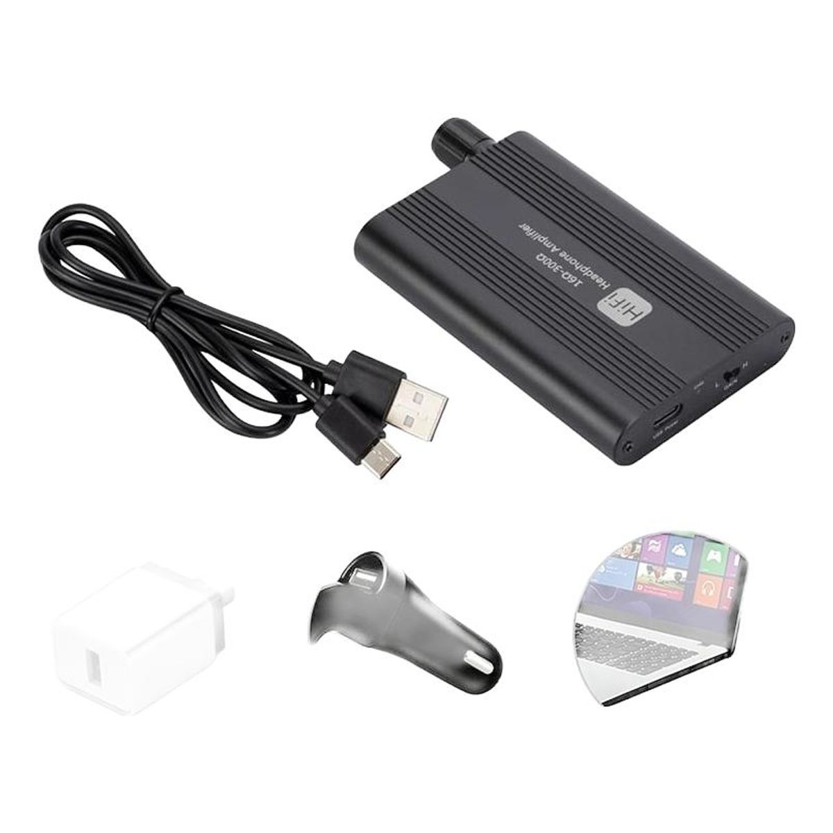 GENERICO - Amplificador Portátil de Auriculares con Sonido Nítido