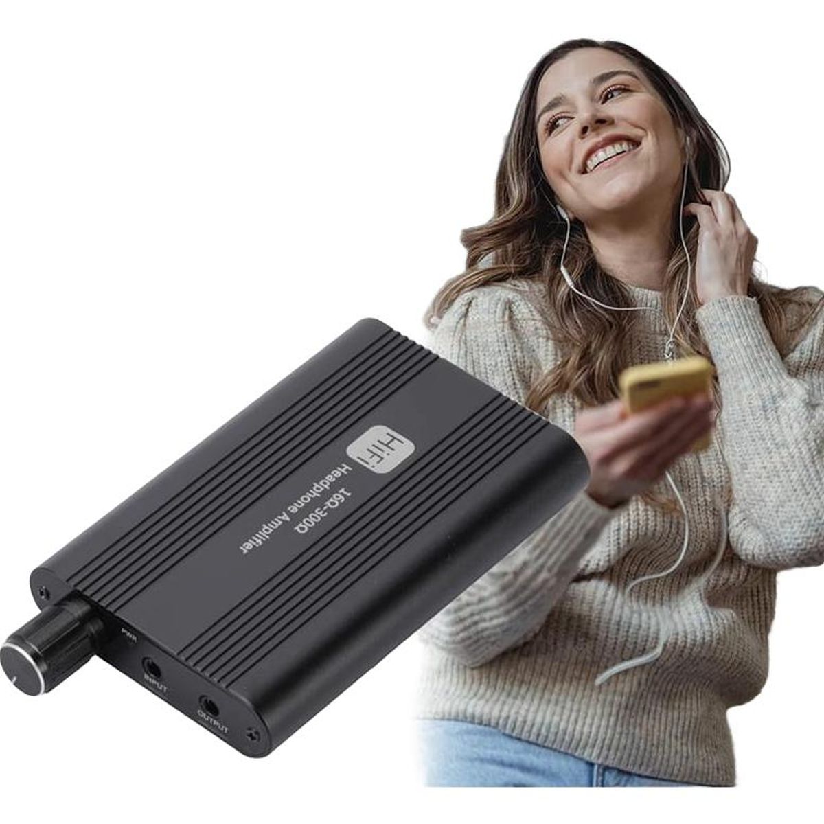 GENERICO - Amplificador Portátil de Auriculares con Sonido Nítido