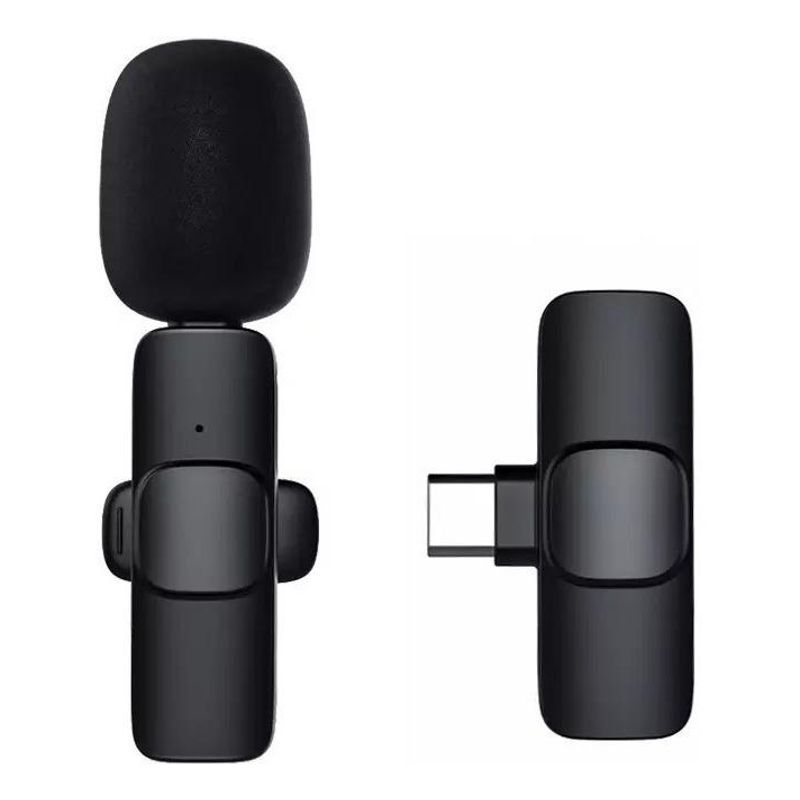GENERICO - Micrófono Lavalier Inalámbrico para Android con Clip USB C