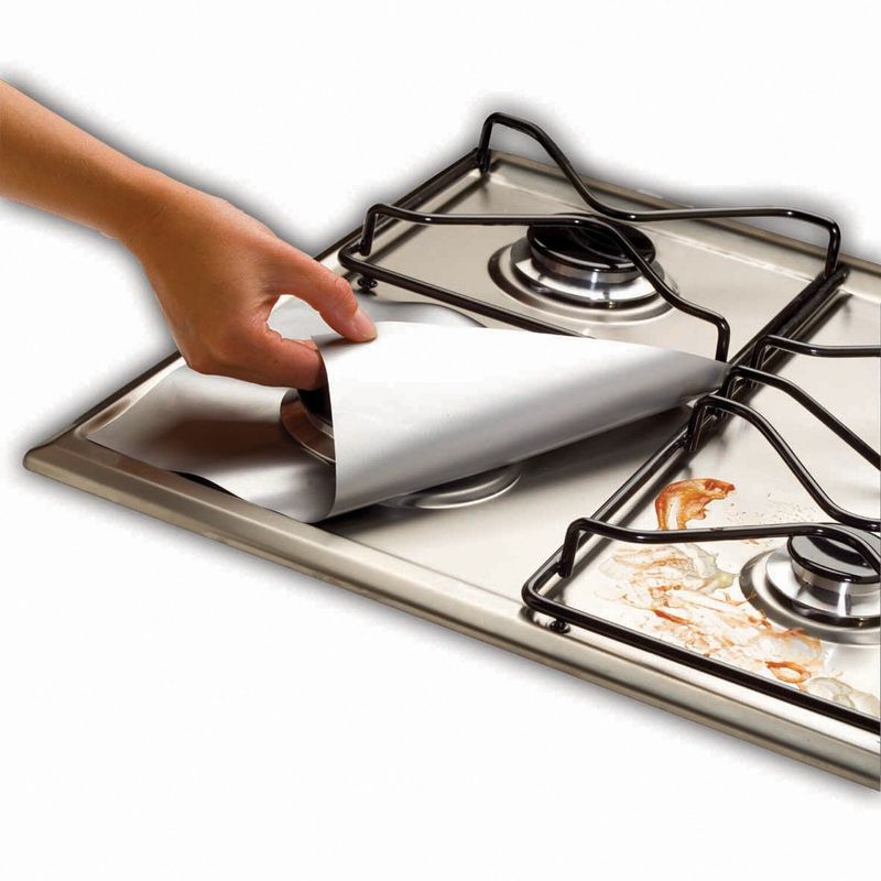 GENERICO - Pack 12 Lamina De Aluminio Protector Para Cocina