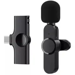 GENERICO - Micrófono Lavalier Inalámbrico Compacto USB-C para Grabaciones