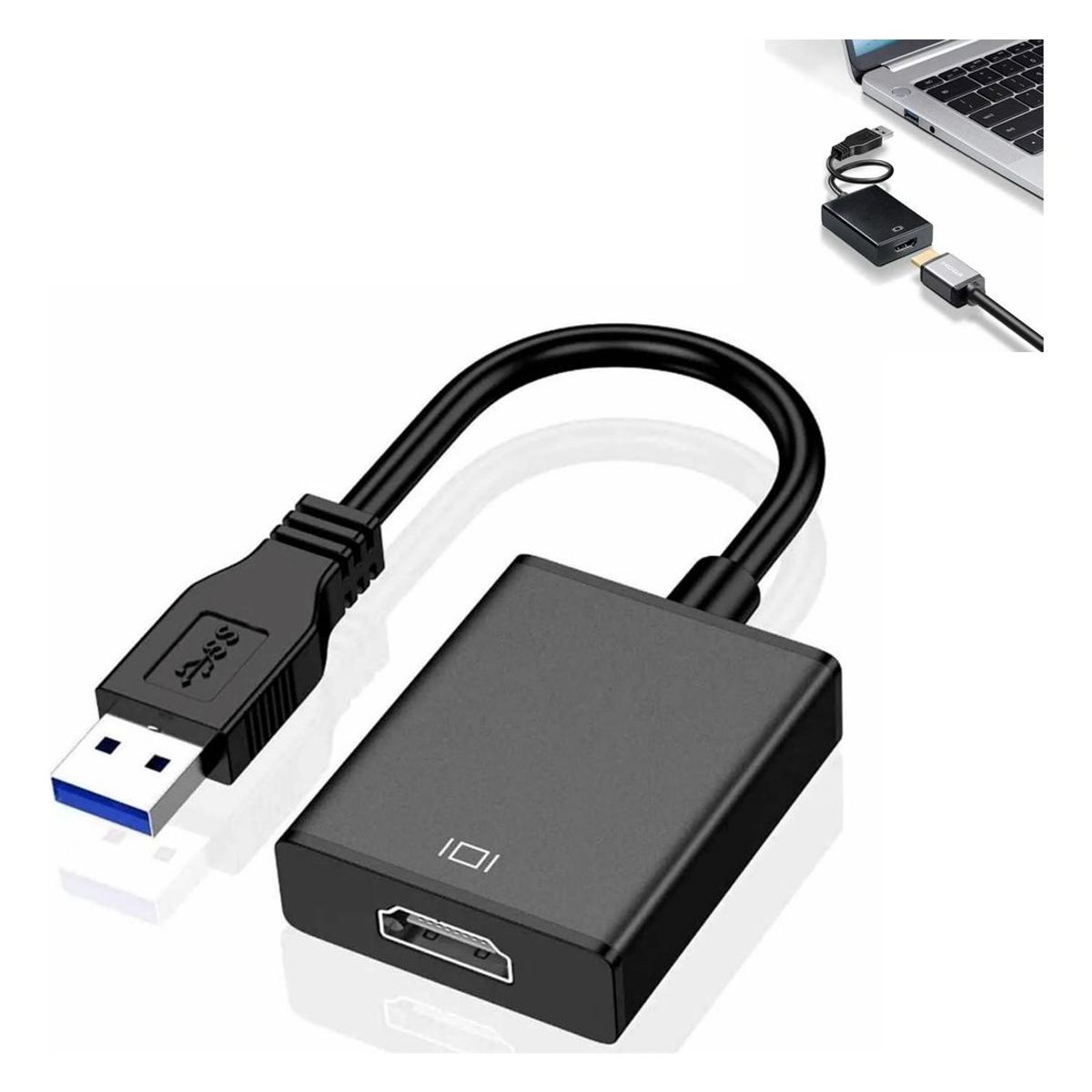 GENERICO - Adaptador USB 30 a HDMI para video Full HD 1080p