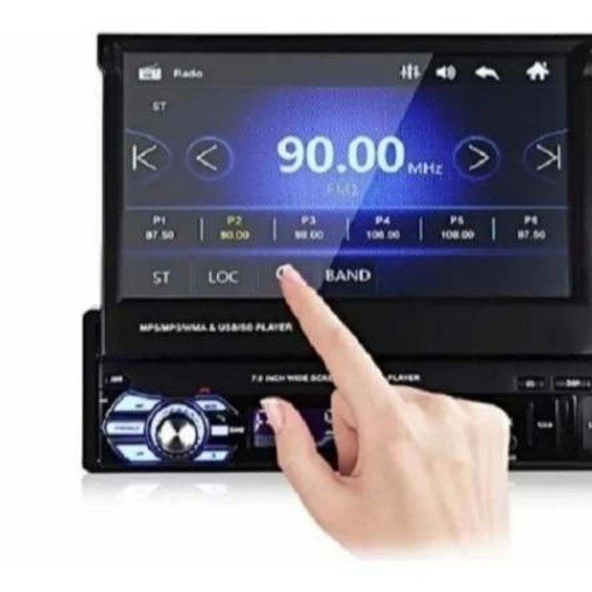 GENERICO - Reproductor Multimedia Bluetooth con Pantalla Táctil 7