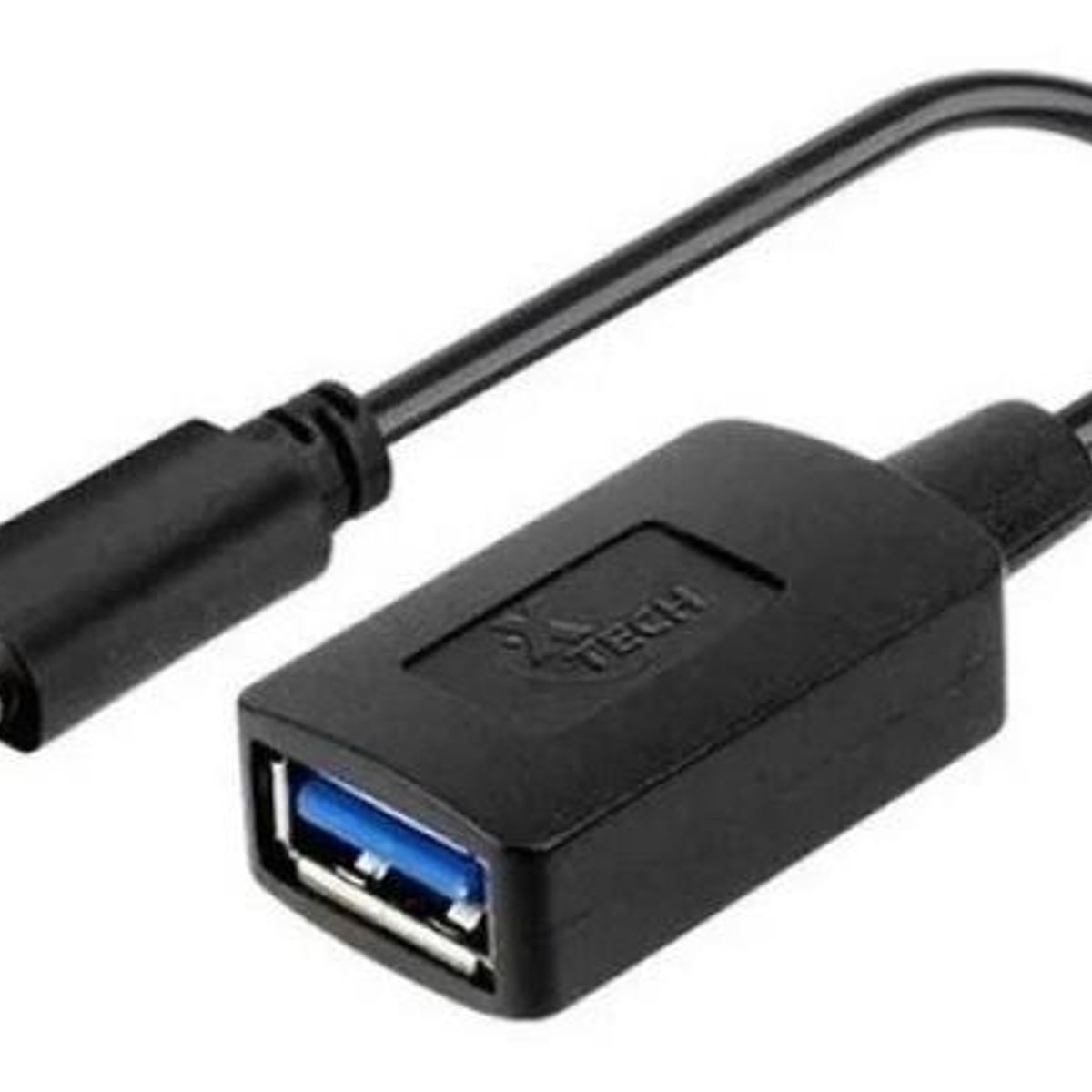 GENERICO - Cable Adaptador USB Tipo C 30 a USB A - Negro Compacto