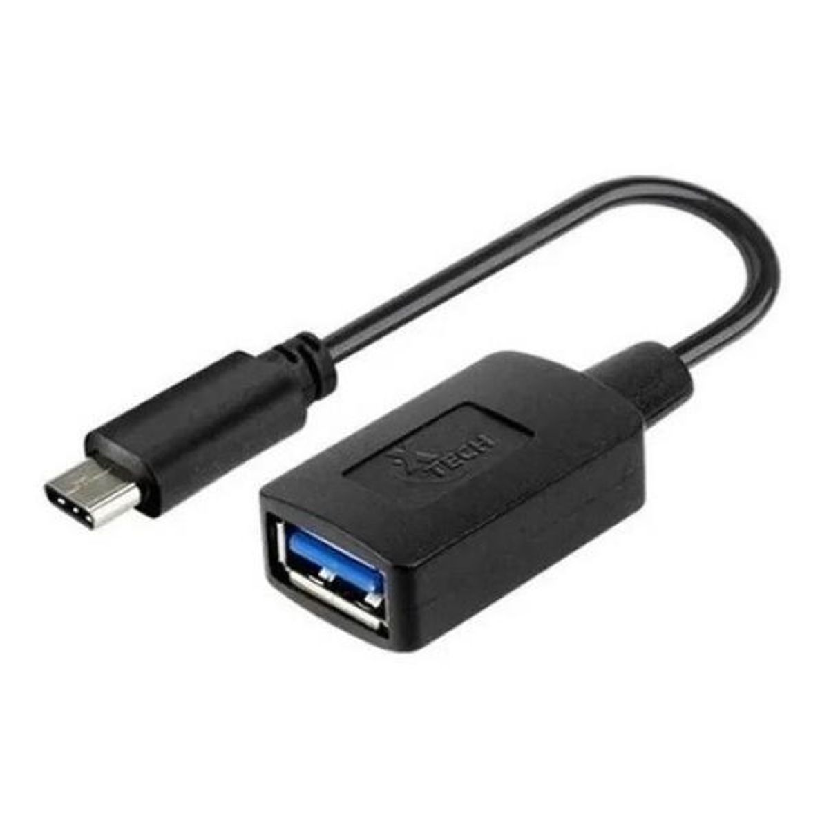GENERICO - Cable Adaptador USB Tipo C 30 a USB A - Negro Compacto
