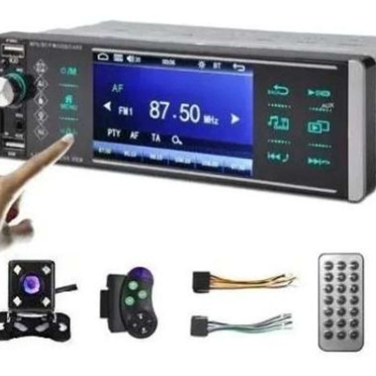 GENERICO - Reproductor MP5 1 DIN Pantalla Táctil y Bluetooth Integrado