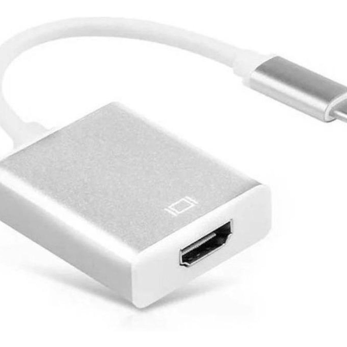 GENERICO - Adaptador HDMI 4K USB-C Aluminio Compacto Plug and Play