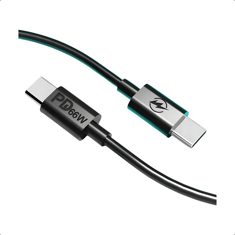GENERICO - Cable Carga Rápida 66W USB-C 15m Resistente y Elegante