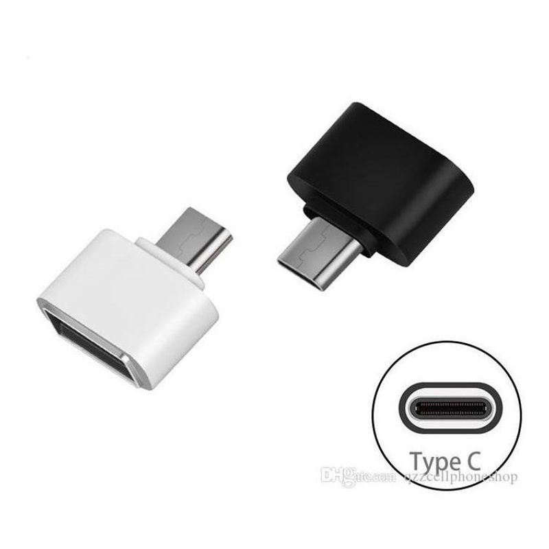 GENERICO - Adaptador OTG USB-C a USB 30 alta velocidad y portátil