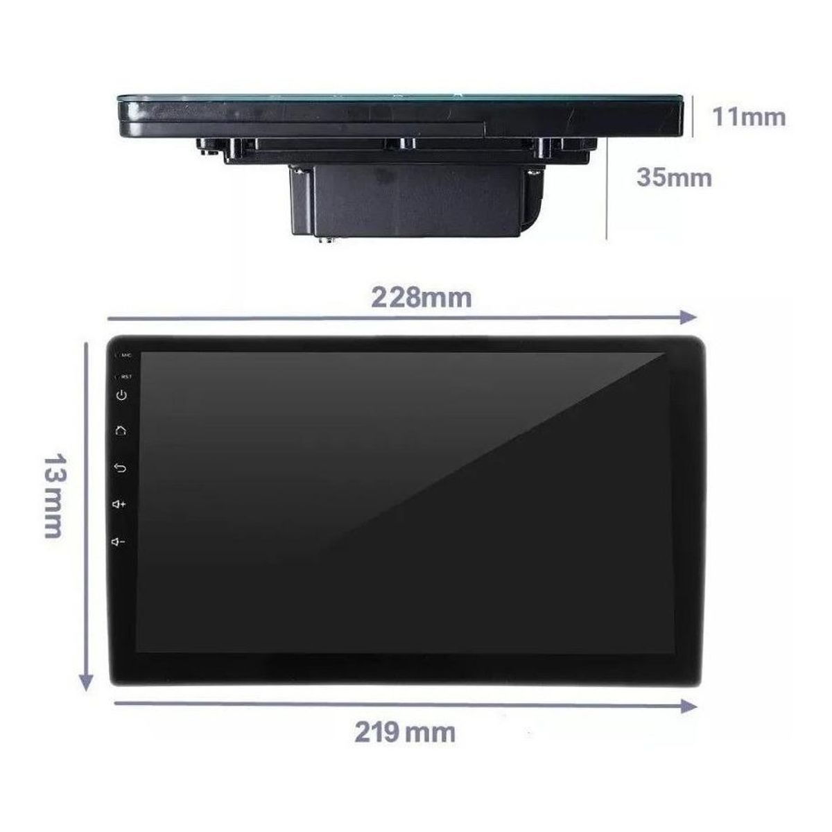 GENERICO - Pantalla Táctil 9 con GPS Wifi y Reproductor MP5