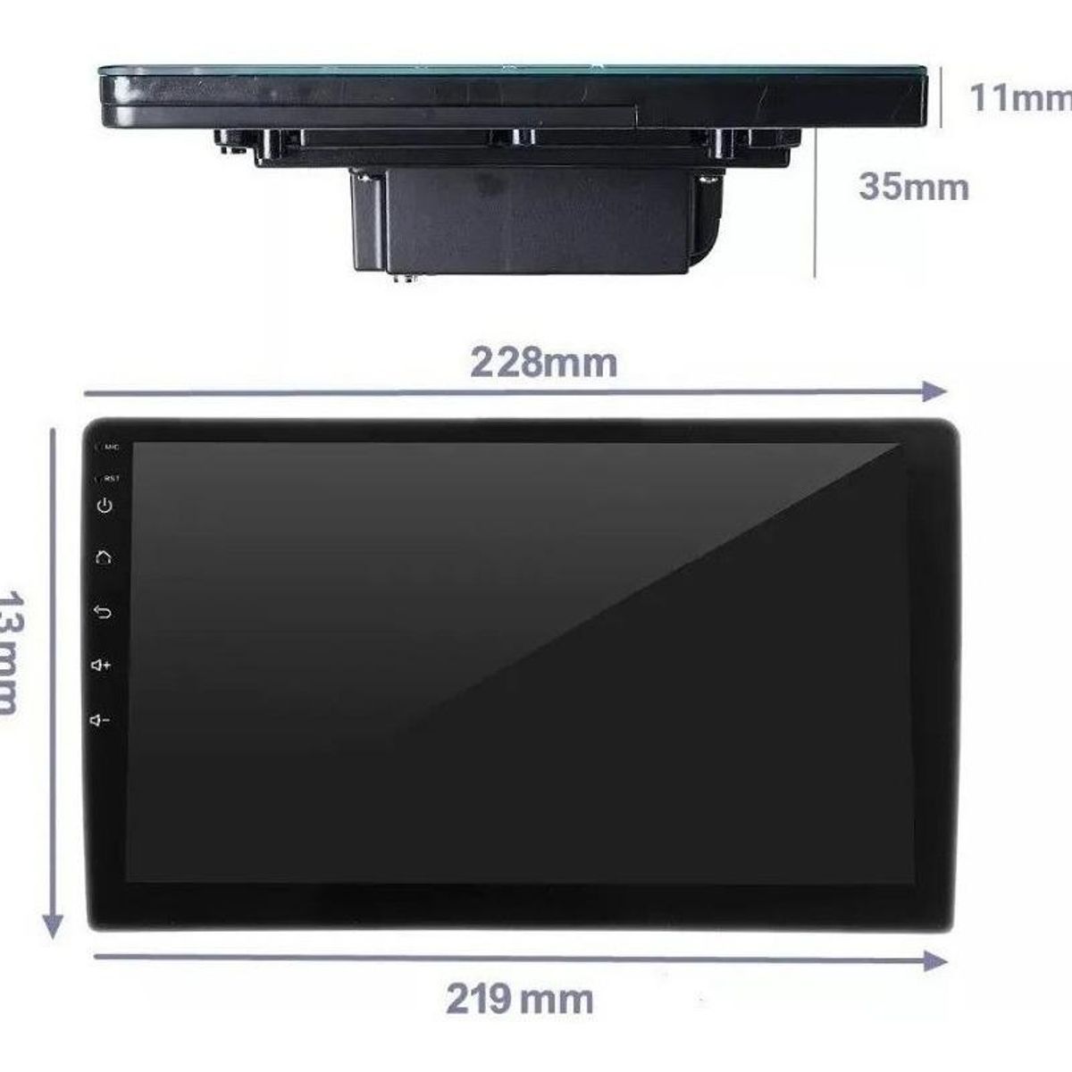 GENERICO - Radio Multimedia Bluetooth con Pantalla Táctil de 9 Pulgadas