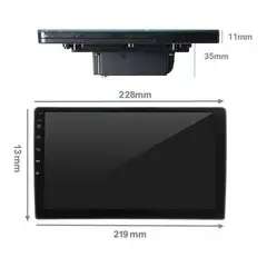 GENERICO - Radio Multimedia 9 con GPS Bluetooth y Pantalla Táctil