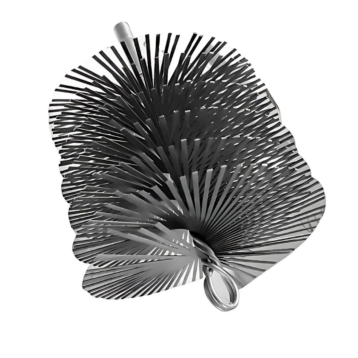 GENERICO - Escobilla Limpiador De Chimeneas De 6 Pulgada Redonda 14,7cm