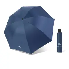 GENERICO - Paraguas Uv Retractil Manual Sombrilla De Bolsillo Portatil