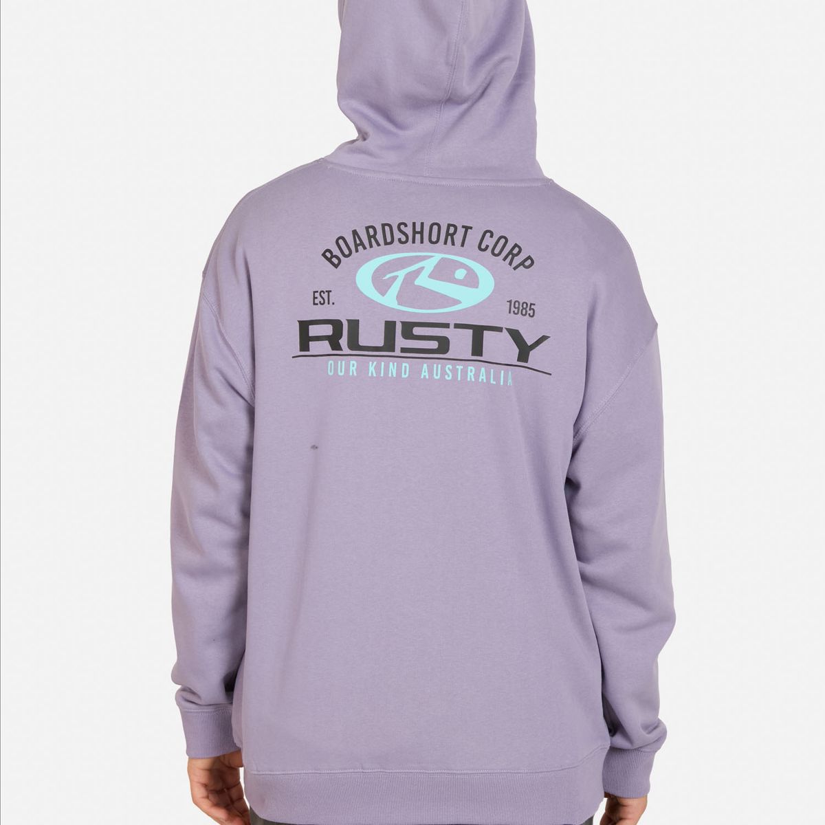 RUSTY - Poleron Canguro Beach Morado Hombre Rusty - Morado