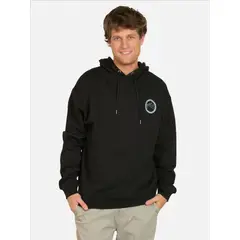 RUSTY - Poleron Canguro Boreal Negro Hombre - Negro