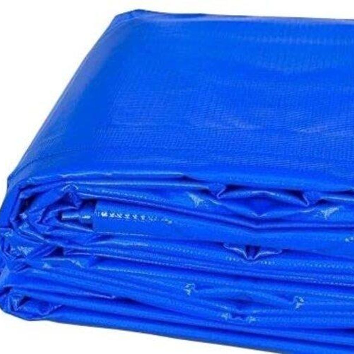 GENERICO - Lona Impermeable Multiuso Azul de PVC 6x8 m con Ojetillos
