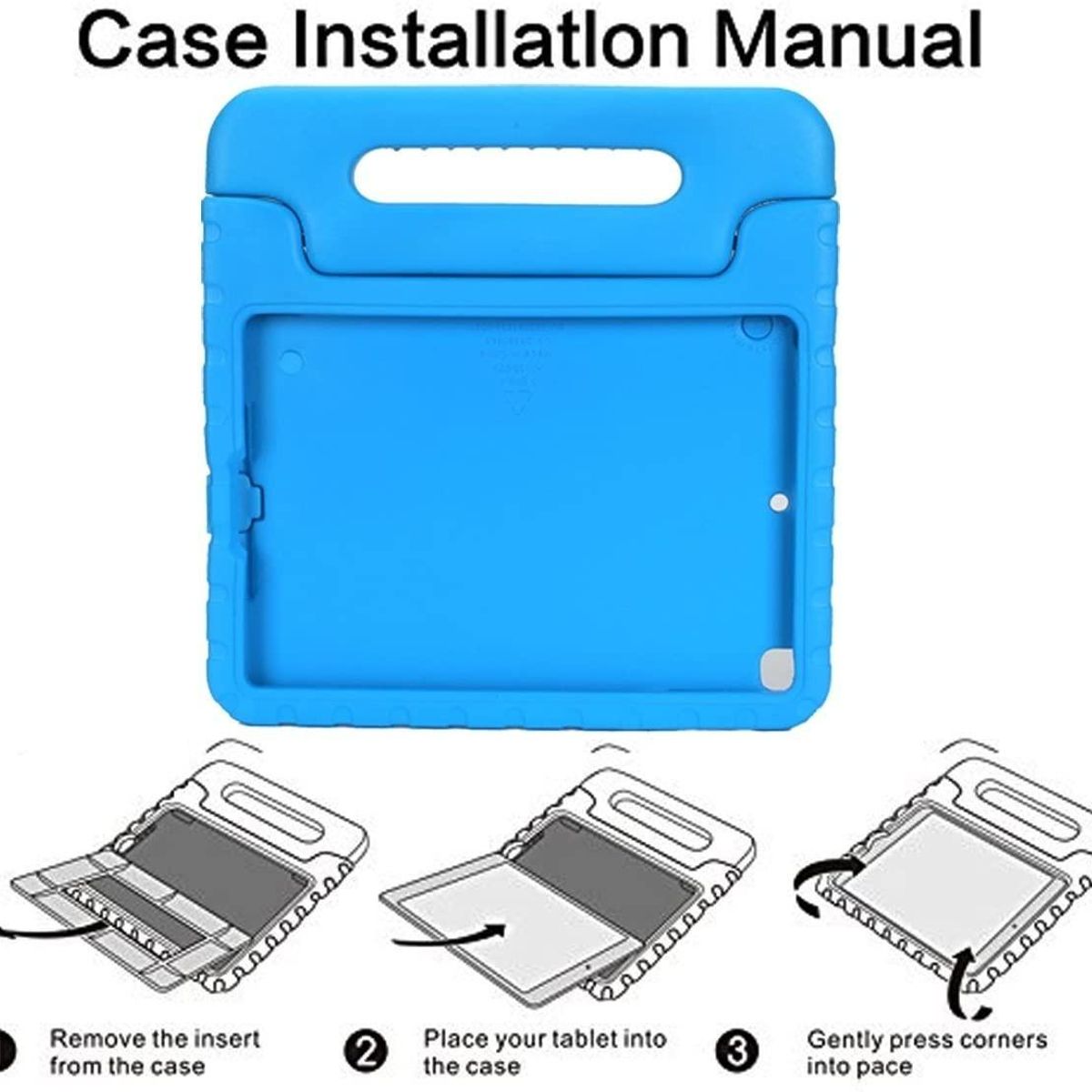 GENERICO - Funda Infantil Antigolpes para iPad con Mango Ergonómico