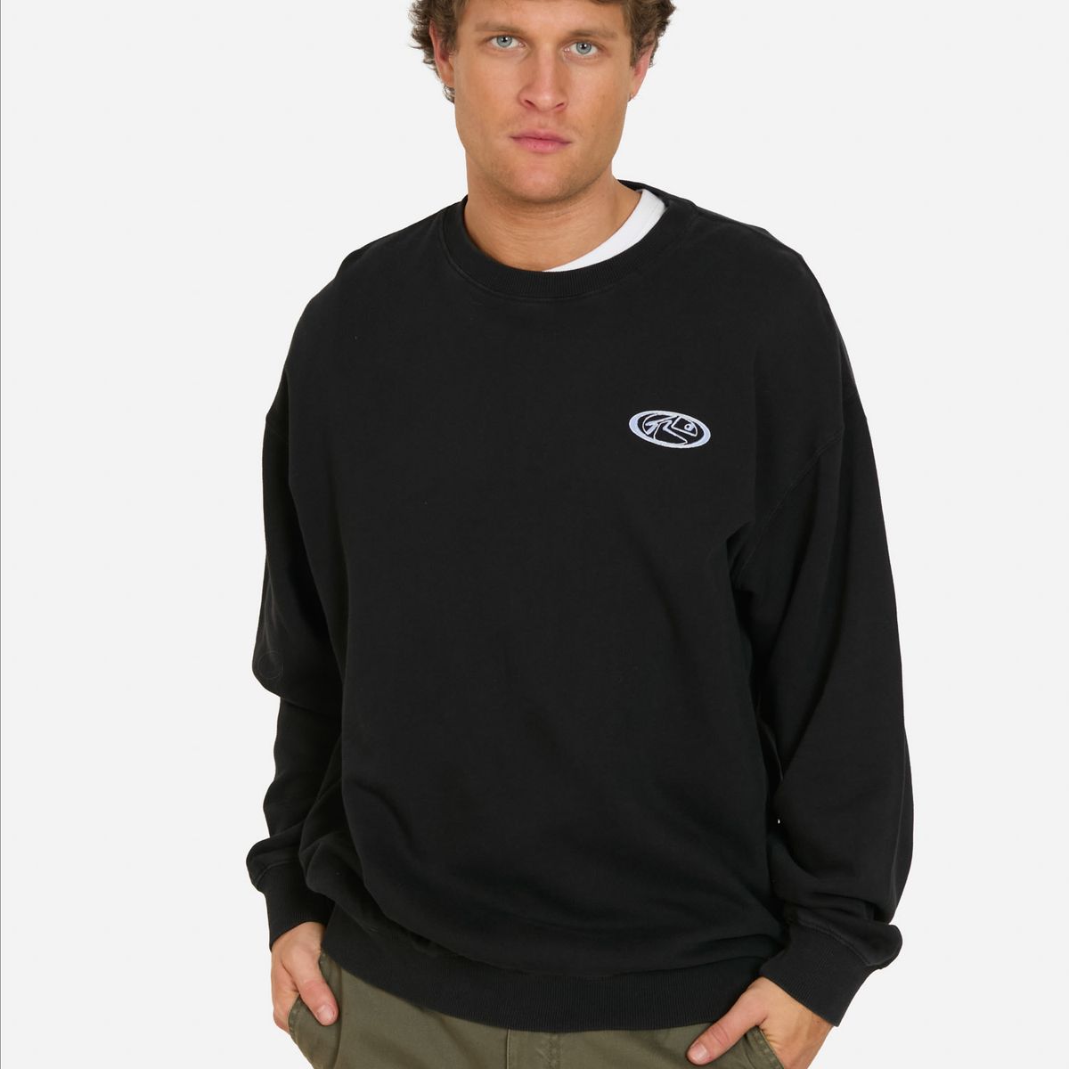 RUSTY - Poleron CR Barril Negro Hombre Rusty - Negro