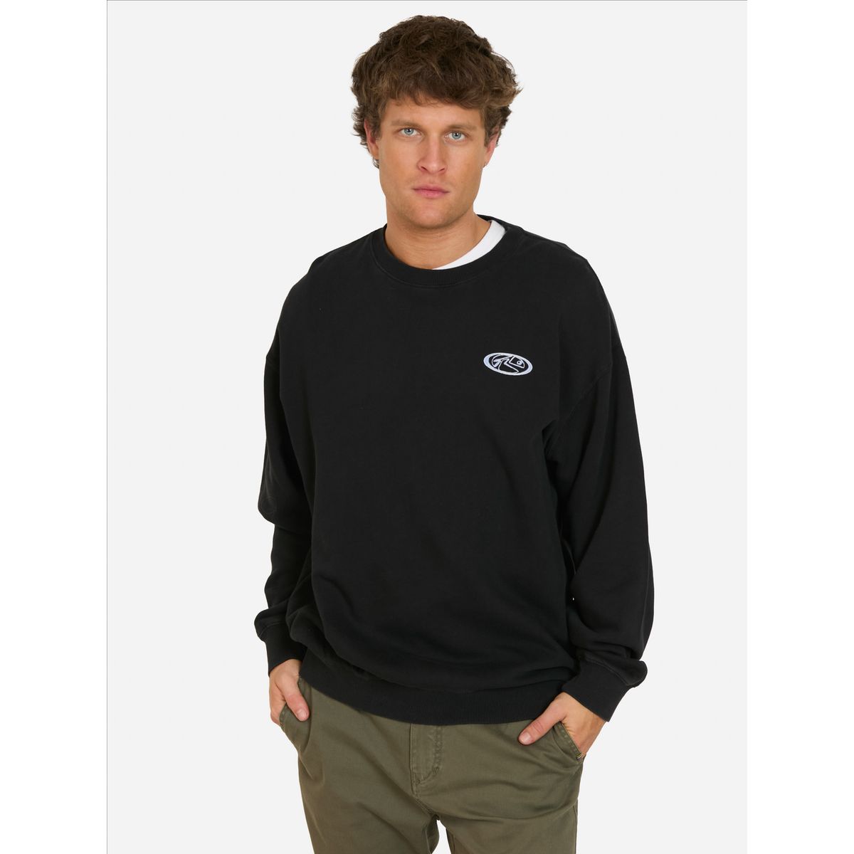 RUSTY - Poleron CR Barril Negro Hombre Rusty - Negro