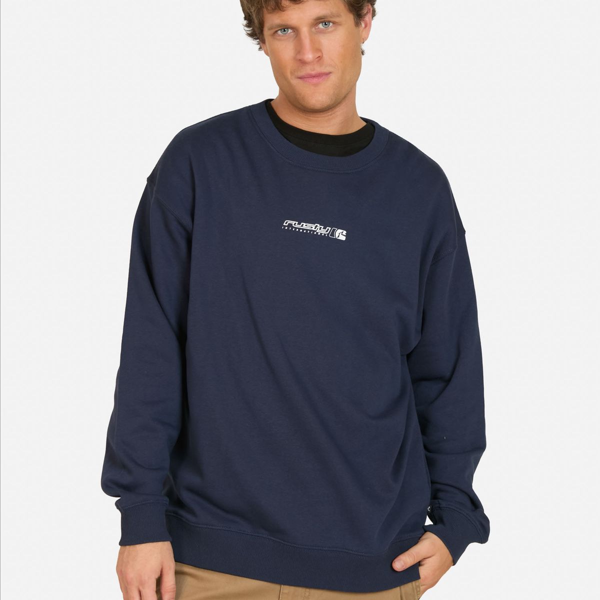 RUSTY - Poleron CR Avalanche Azul Hombre Rusty - Azul