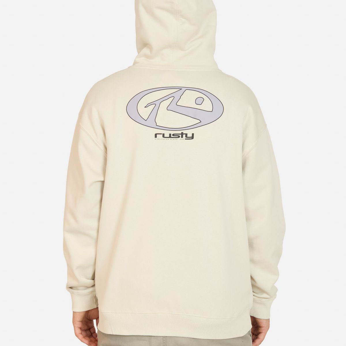 RUSTY - Poleron FZ Brine Blanco Hombre Rusty - Blanco