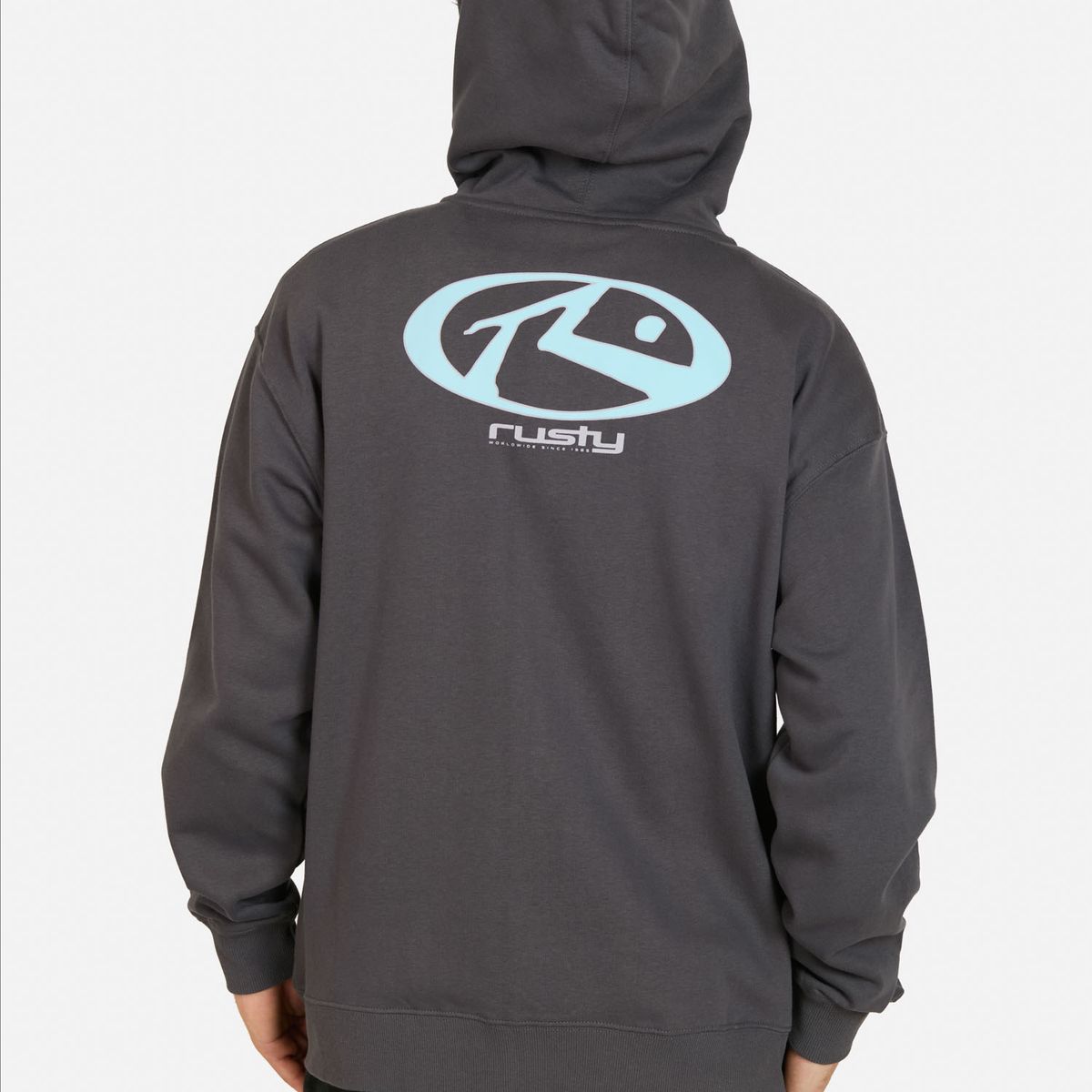 RUSTY - Poleron FZ Brine Gris Hombre Rusty - Gris