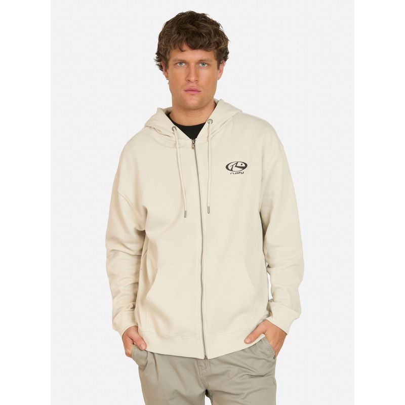 RUSTY - Poleron FZ Brine Blanco Hombre Rusty - Blanco