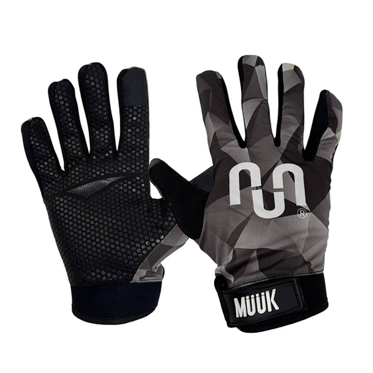 MUUK - Guantes de Ciclismo Multisport Touch NegroGris