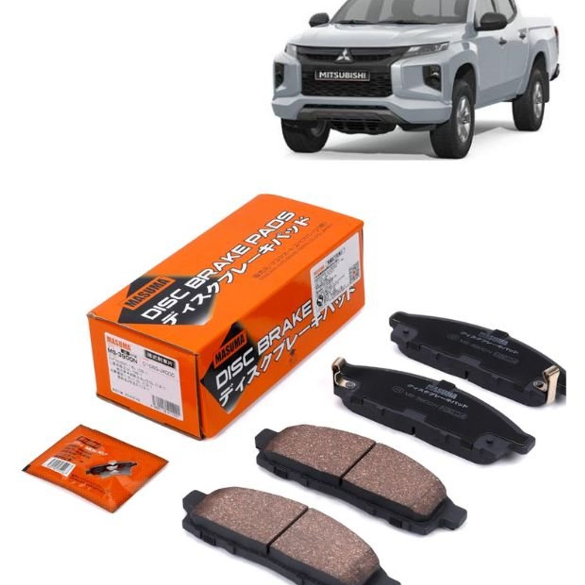 GENERICO - Pastillas de Freno  Mitsubishi Hunter 25 2010-2015 MS-3900N