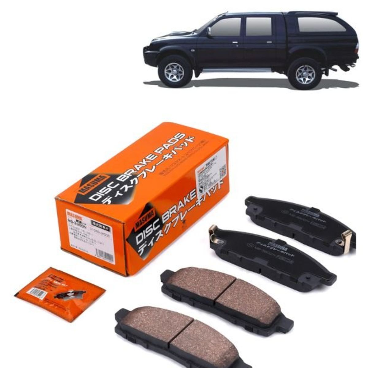 GENERICO - Pastillas de Freno Mitsubishi Straker 01-08 07-12 MS-3900N