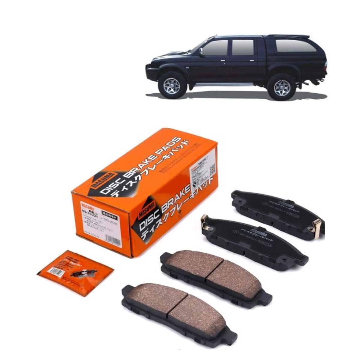 GENERICO - Pastillas de Freno Mitsubishi Straker 01-08 07-12 MS-3900N