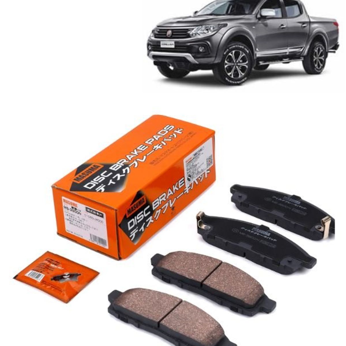 GENERICO - Pastillas de Freno Fiat Katana Full Back 24 05-08 MS-E0064