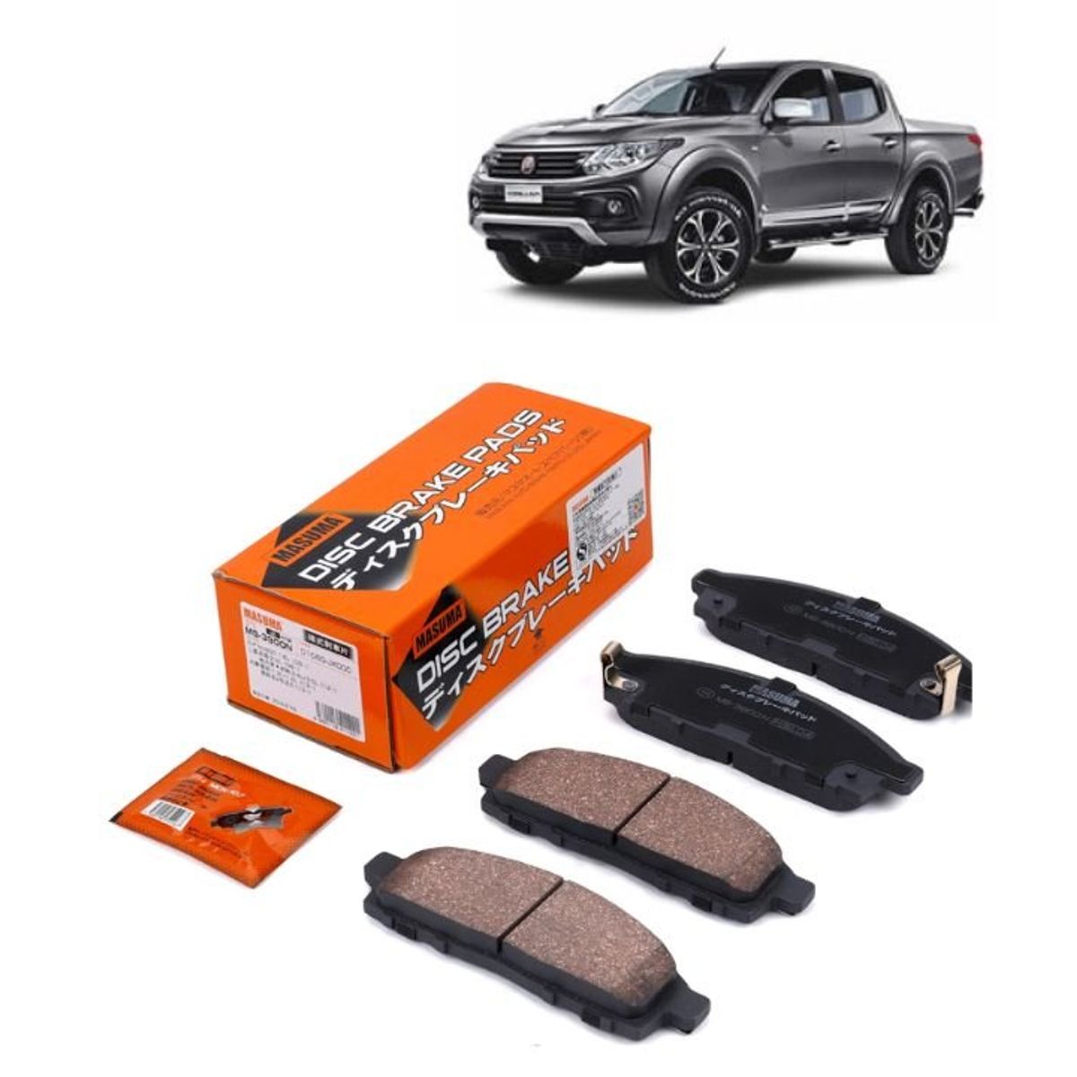 GENERICO - Pastillas de Freno Fiat Katana Full Back 24 05-08 MS-E0064