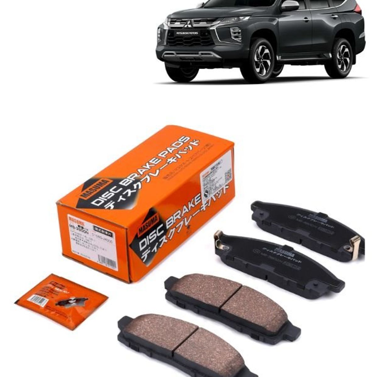 GENERICO - Pastillas de Freno    Mitsubishi Montero 2009-2012 MS-3900N