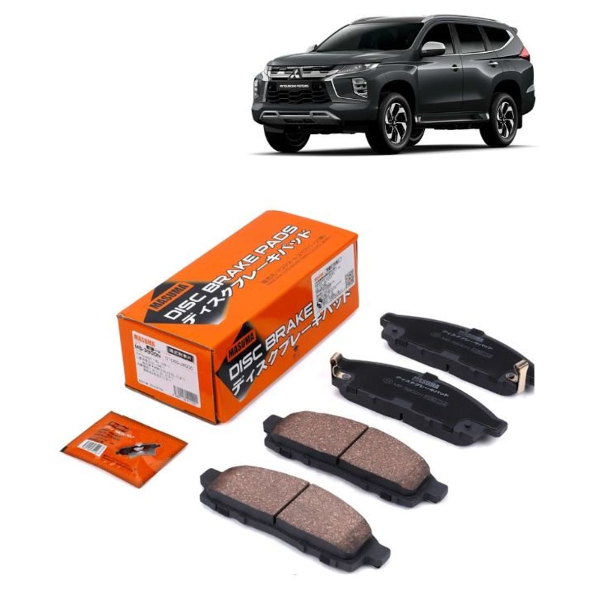 GENERICO - Pastillas de Freno    Mitsubishi Montero 2009-2012 MS-3900N