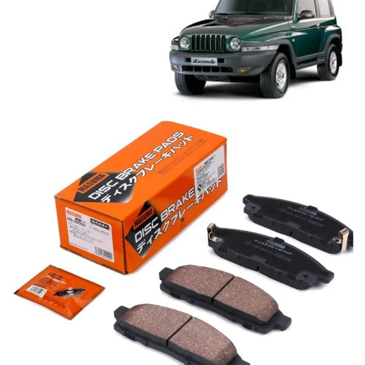 GENERICO - Pastillas de Freno Daewoo Korando 20 23 29 1999 MS-3900N