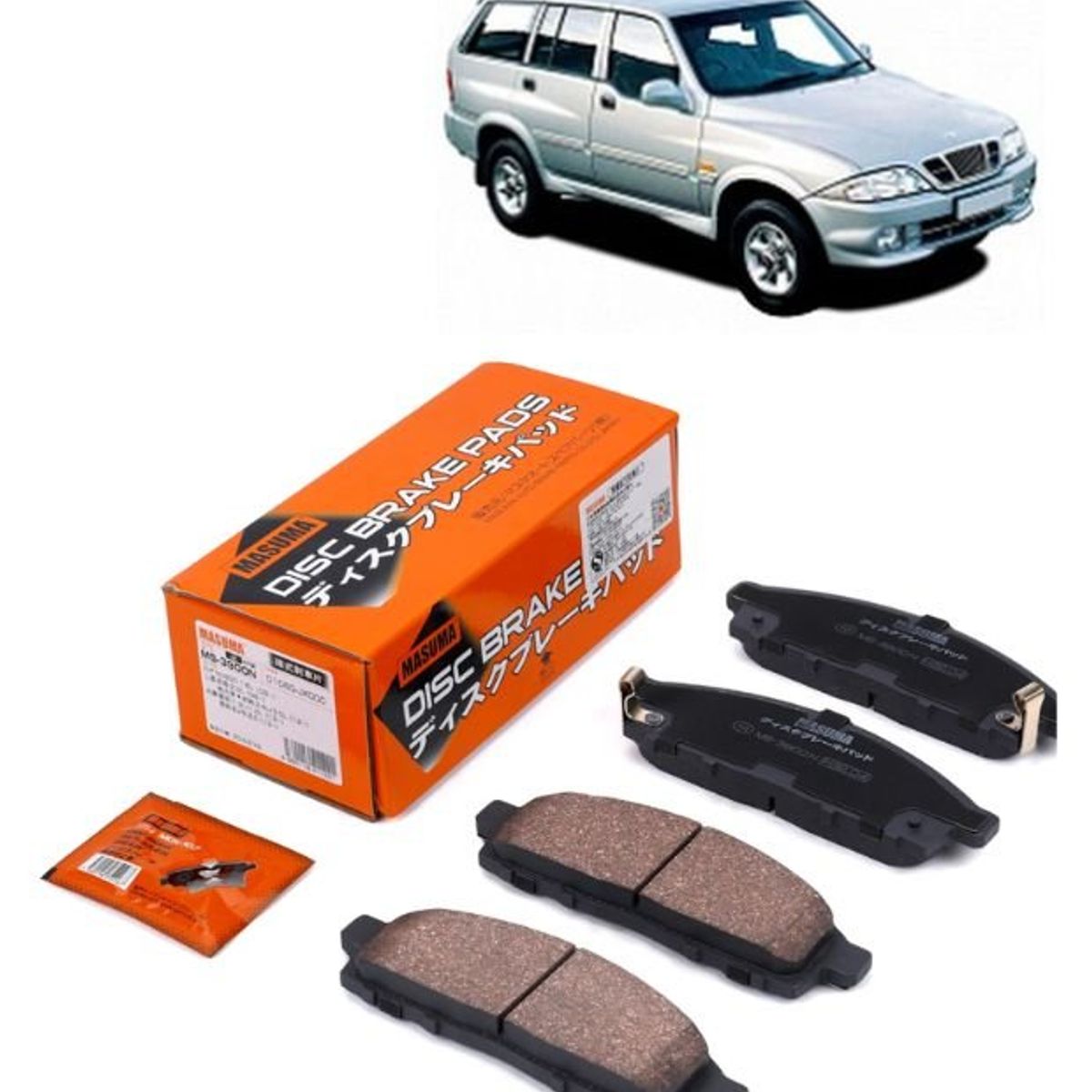 GENERICO - Pastillas de Freno    Daewoo Musso 22 29 32 1991 MS-3900N