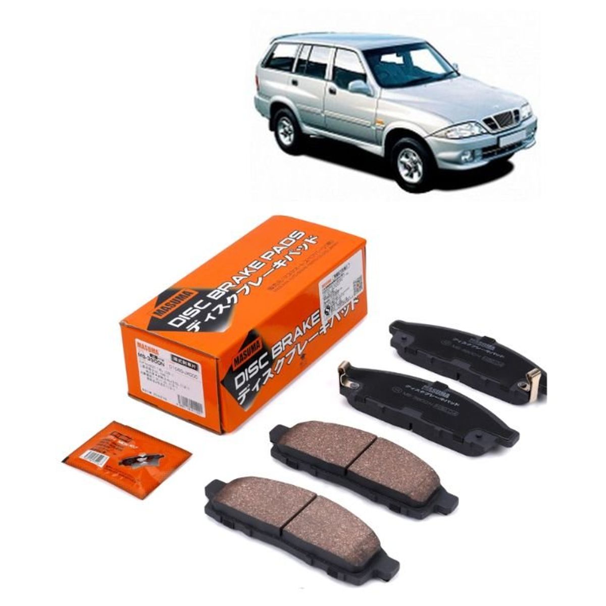 GENERICO - Pastillas de Freno    Daewoo Musso 22 29 32 1991 MS-3900N